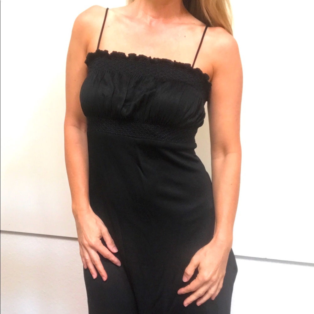 Vintage Black Maxi Dress (Sm/M)